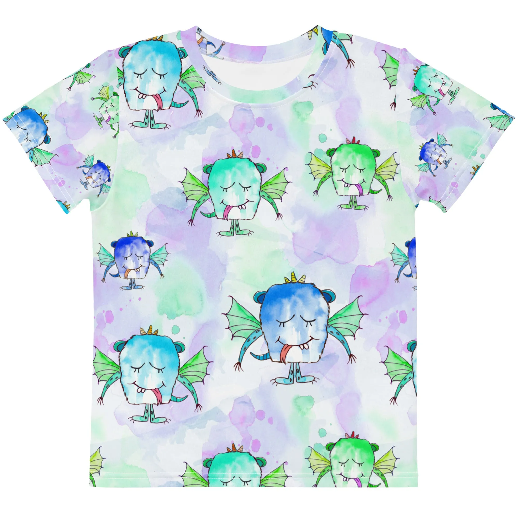 Youth-Kids crew neck t-shirt, colorful design, comfortable t shirt