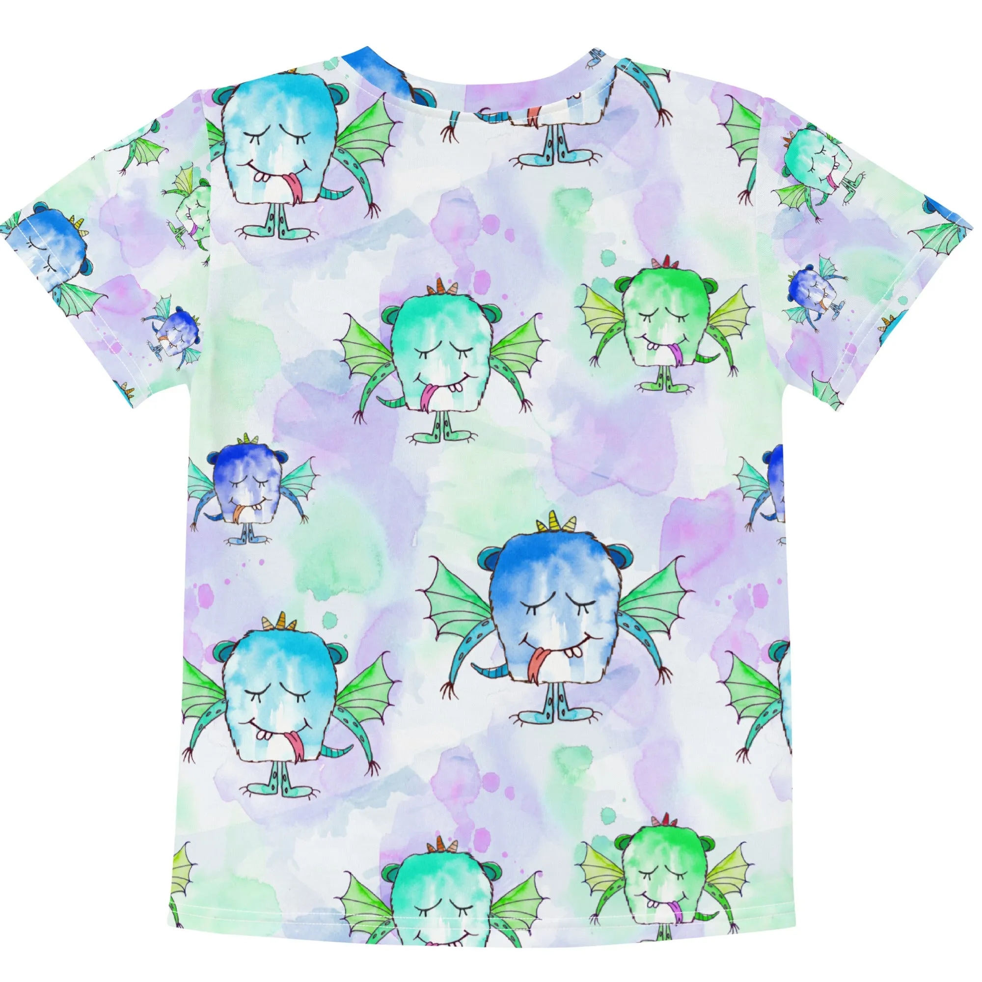 Youth-Kids crew neck t-shirt, colorful design, comfortable t shirt