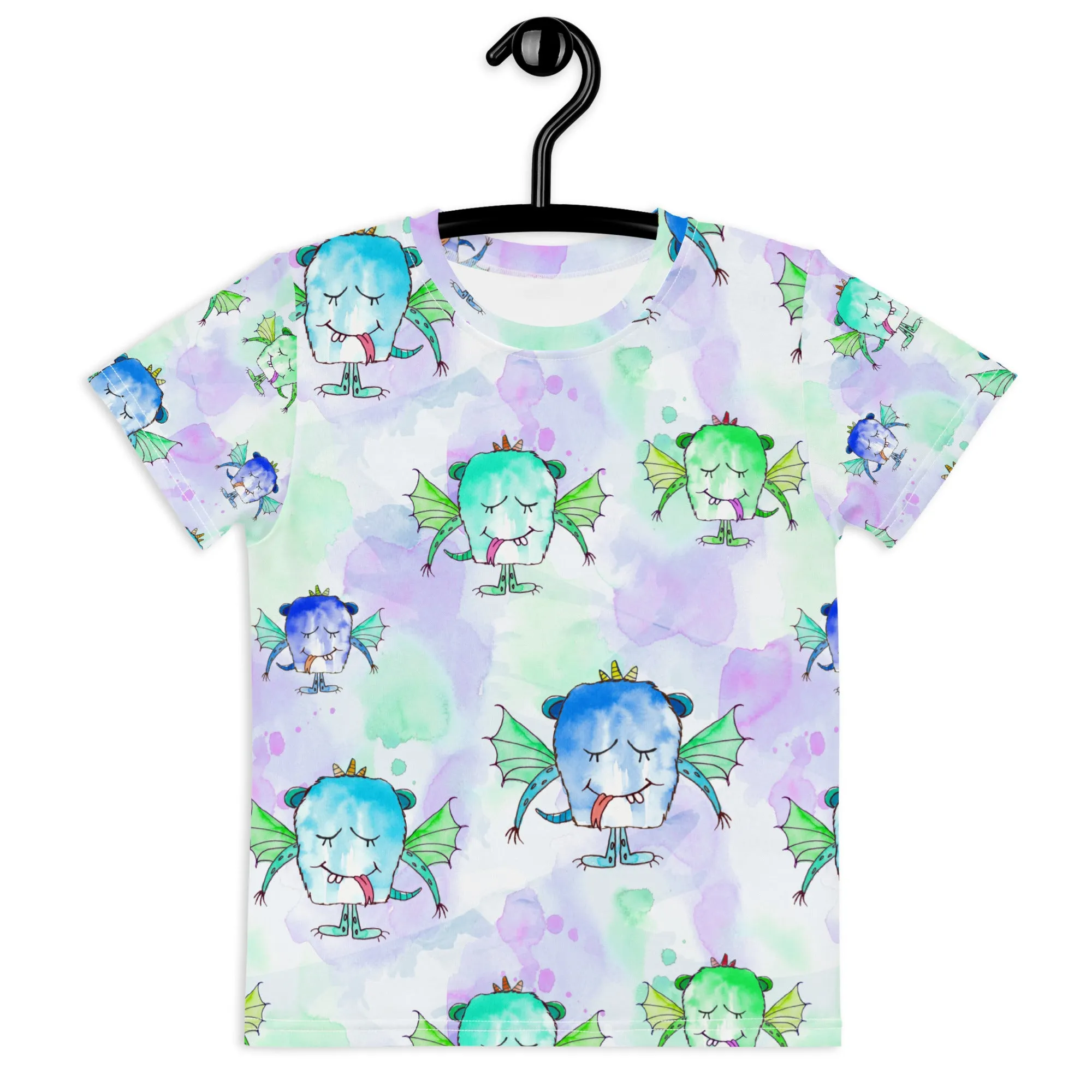 Youth-Kids crew neck t-shirt, colorful design, comfortable t shirt