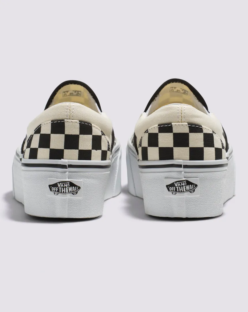 Zapatilla Classic Slip-On Stackform Checkerboard
