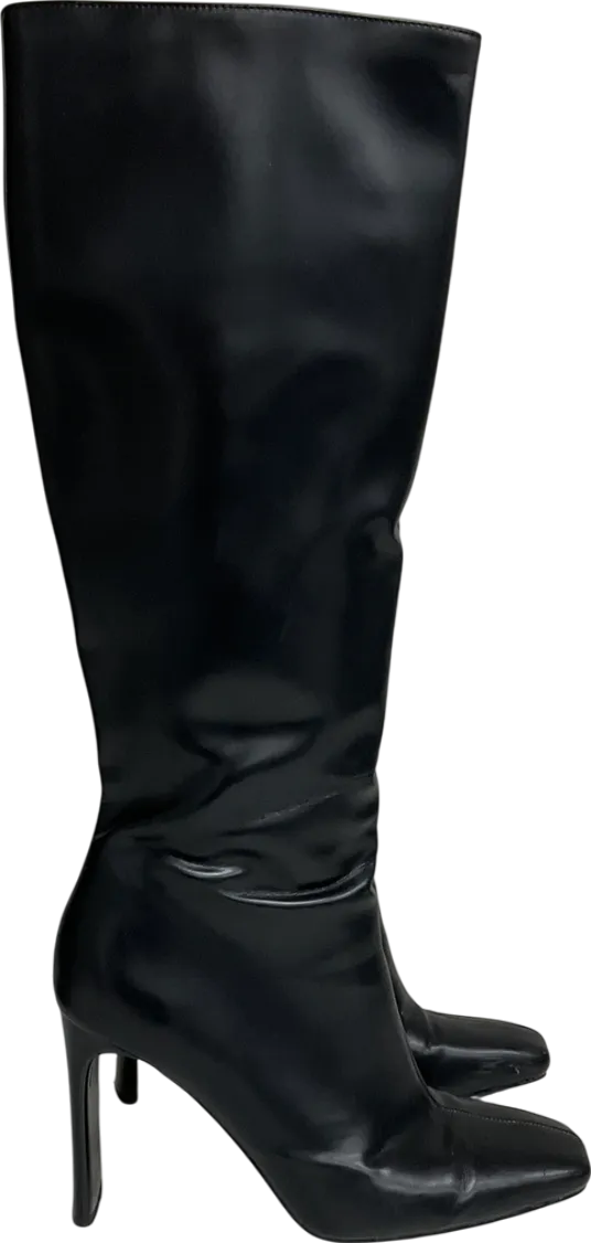 ZARA Black Knee High Boots UK 7 EU 40 👠